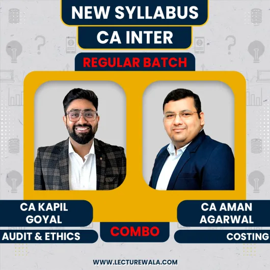 CA Aman Agarwal Cost & CA Kapil Goyal Audit Combo Regular Live Classes For CA Inter: Google Drive & Pen drive Classes CA Aman Agarwal Cost & CA Kapil Goyal Audit Combo Regular Live Classes For CA Inter: Google Drive & Pen drive Classes