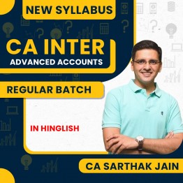CA Sarthak Jain CA Inter Advanced Accounts Online Classes