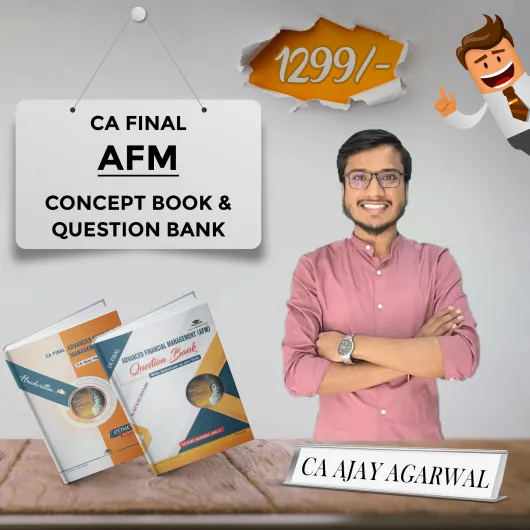 CA Ajay Agarwal Advanced Financial Management Question Book & Concept Book Combo For CA Final: Study Material