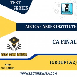 AIR1CA Test Series : By CA Atul Agarwal & CA Ajay Agarwal :Test series.