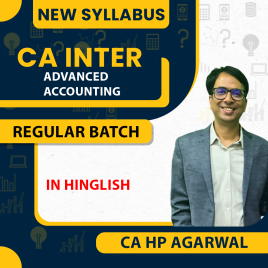 CA HP Agarwal Advanced Accounting Regular Full Course For CA Inter For May/Sep 26 &amp; Jan 27