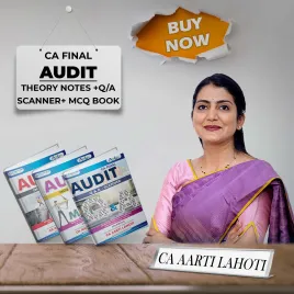 CA Final Audit Theory Notes + ⁠Q &amp; A Scanner + MCQ Compiler (5th Edition) by CA Aarti Lahoti