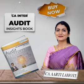 CA Inter Audit Insights Book By CA Aarti Lahoti : Study Material 