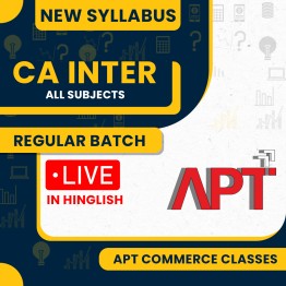 APT Commerce Classes All Subject Regular Live Online Classes For CA Inter 