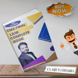 CMA FINAL CORPORATE AND ECONOMIC LAW BOOK SET By CS LLM Arjun Chhabra : Study Material