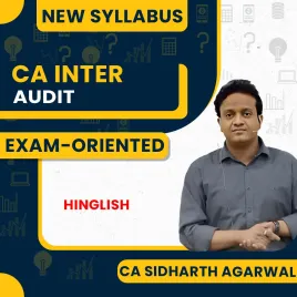 CA Siddharth Agarwal Audit Exam-Oriented/100% Theory Batch Batch For CA Inter 