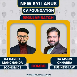 CA Foundation Business Law & Accounts by CA Arjun Chharba & CA Hardik manchanda Regular Batch : Online classes CA Foundation Business Law & Accounts by CA Arjun Chharba & CA Hardik manchanda Regular Batch : Online classes