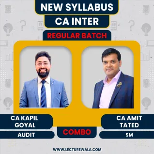 CA Kapil Goyal Audit & CA Amit Tated SM Combo regular Online Classes For CA Inter: Google Drive Classes. CA Kapil Goyal Audit & CA Amit Tated SM Combo regular Online Classes For CA Inter: Google Drive Classes.