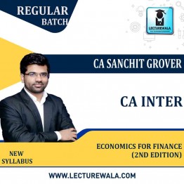 CA Inter Group-2 Economic For Finance (3rd Edition) : Study Material By CA Sanchit Grover 