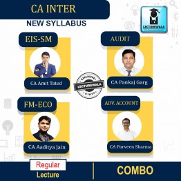 CA inter  Group 2 combo .Regular Course By CA PARVEEN SHARMA & CA Pankaj Garge CA AADITYA JAIN & Amit Tated : Pen drive / online classes.