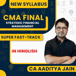 CA Aaditya Jain SFM CMA Final Regular Online Course