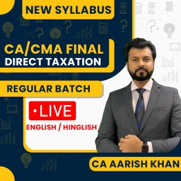 CA Aarish Khan Direct Tax Laws