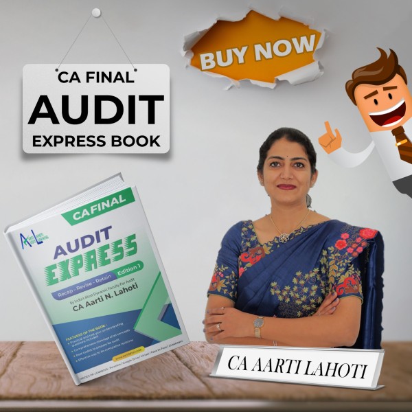 CA Aarti Lahoti Audit Express Book Set For CA Final