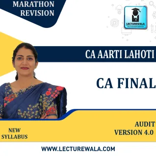 CA Final Audit Version 4.0 Latest Marathon Revision batch (In English) By CA Aarti Lahoti: Google Drive. CA Final Audit Version 4.0 Latest Marathon Revision batch (In English) By CA Aarti Lahoti: Google Drive.