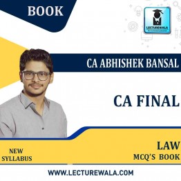 CA Final Law  MCQ Book  By CA Abhishek Bansal  : Study Material.