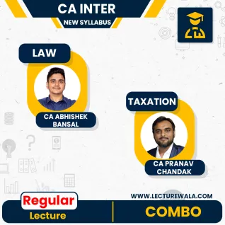 CA InterCorporate & Other Law + Income Tax & GST Combo Regular Course By CA Abhishek Bansal and CA Pranav Chandak: online classes / Pen Drive CA InterCorporate & Other Law + Income Tax & GST Combo Regular Course By CA Abhishek Bansal and CA Pranav Chandak: online classes / Pen Drive