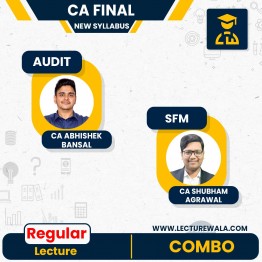 CA Final Audit + SFM Combo Regular Course By CA Abhishek Bansal and CA Shubham Agrawal : online classes.