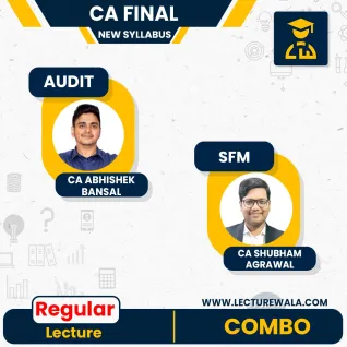 CA Final Audit + SFM Combo Regular Course By CA Abhishek Bansal and CA Shubham Agrawal : online classes. CA Final Audit + SFM Combo Regular Course By CA Abhishek Bansal and CA Shubham Agrawal : online classes.