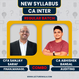 CA Inter FM &amp; Audit By CA Abhishek Bansal &amp; CFA Sanjay Saraf Regular Batch : Online / Pendrive Classes
