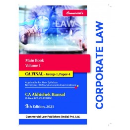CA Final Law  Main Book  By CA Abhishek Bansal : Study Material.