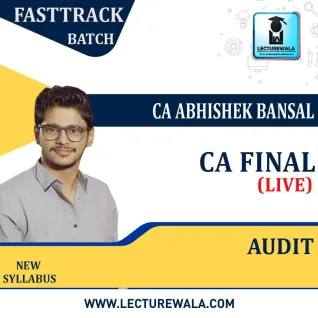 CA Final Audit Fast Track Course By CA Abhishek Bansal : Online classes. CA Final Audit Fast Track Course By CA Abhishek Bansal : Online classes.