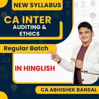 CA Abhishek Bansal Auditing and Ethics Regular Online Classes For CA Inter CA Abhishek Bansal Auditing and Ethics Regular Online Classes For CA Inter