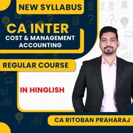 CA Ritoban Praharaj Cost and Management Accounting Regular Batch In Hinglish For CA Inter CA Ritoban Praharaj Cost and Management Accounting Regular Batch In Hinglish For CA Inter