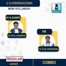 CA Final FR & DT  And SCMPE Combo New Regular Course : Video Lecture + Study Material By  CA Ajay Agarwal And CA Atul Agarwal (ForNov. 2023 & Onwards)