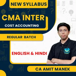 CA Amit Manek Cost Accounting Paper 8 Regular Online Classes For CMA Inter
