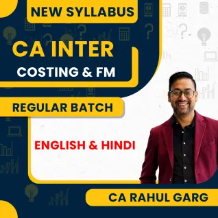 CA inter Cost And FM Regular Batch Combo By CA Rahul Garg : Google Drive Classes