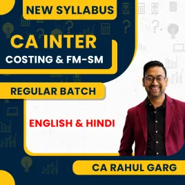 CA Rahul Garg Costing &amp; FM - SM Regular Combo Course For CA Inter
