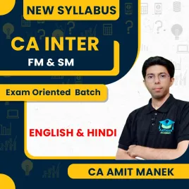 CA Amit Manek Financial Management and Strategic Management Exam Oriented Batch For CA Inter