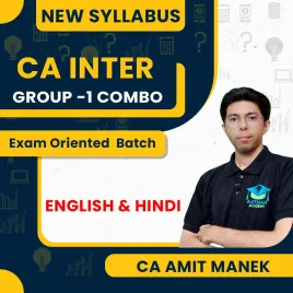 CA Amit Manek Group-1 All Subjects Combo Exam Oriented Batch For CA Inter
