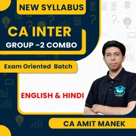 CA Amit Manek Group-2 All Subjects Combo Exam Oriented Batch For CA Inter