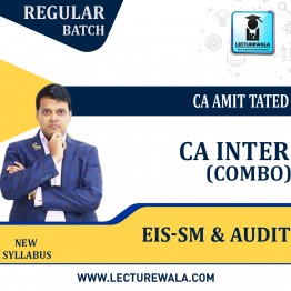 CA inter Audit & EIS-SM Combo Regular Course : Video Lecture + Study Material by CA Amit Tated (For NOV 2022)