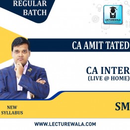 CA Inter  SM Live Streaming Regular Course  By CA Amit Tated : Pen Drive / Live Online Classes