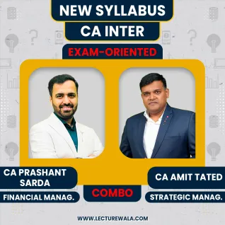 CA Prashant Sarda Financial Management CA Amit Tated Strategic Management Exam-Oriented Batch For CA Inter CA Prashant Sarda Financial Management CA Amit Tated Strategic Management Exam-Oriented Batch For CA Inter