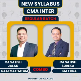 CA Satish Jalan Cost Accounting & MA + FM + OM & CA Satish Sureka SM & BDA Regular Combo Classes For CMA Final Online Classes CA Satish Jalan Cost Accounting & MA + FM + OM & CA Satish Sureka SM & BDA Regular Combo Classes For CMA Final Online Classes