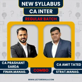 CA Prashant Sarda Financial Management &amp; CA Amit Tated Strategic Management Regular Combo Classes For CA Inter
