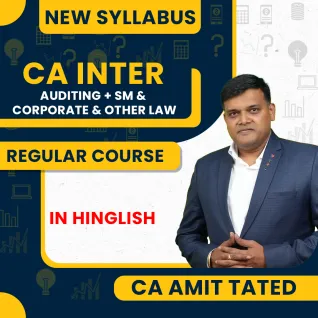 CA Inter new Syllabus Audit & SM & Law Course by CA Amit Tated: Pen Drive / Google Drive. CA Inter new Syllabus Audit & SM & Law Course by CA Amit Tated: Pen Drive / Google Drive.