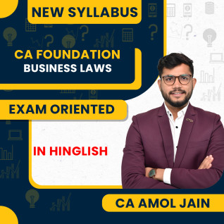 CA Amol Jain Business Laws Online Exam-Oriented Classes For CA Foundation