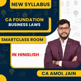 CA Amol Jain Business Laws Regular In Depth Smartclass Room Recorded Guided Batch For CA Foundation