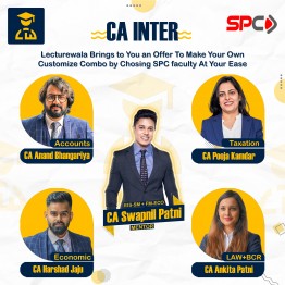 Make Your Own CA Inter Combo With SPC Faculty  (CA Swapnil Patni Classes)