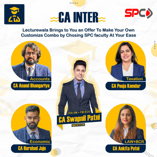 Make Your Own CA Inter Combo With SPC Faculty (CA Swapnil Patni Classes)