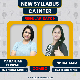 CFA Archana Khetan FM & Sonali Jain Mam SM Combo Regular Online Classes For CA Inter: Online Classes CFA Archana Khetan FM & Sonali Jain Mam SM Combo Regular Online Classes For CA Inter: Online Classes