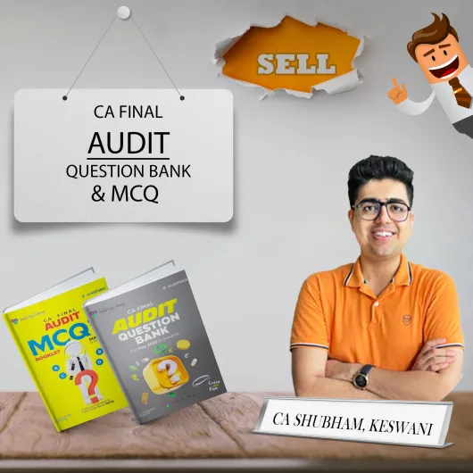 CA Final Audit Question Bank With MCQ (New Scheme) By CA Shubham Keswani Applicable For May 2025