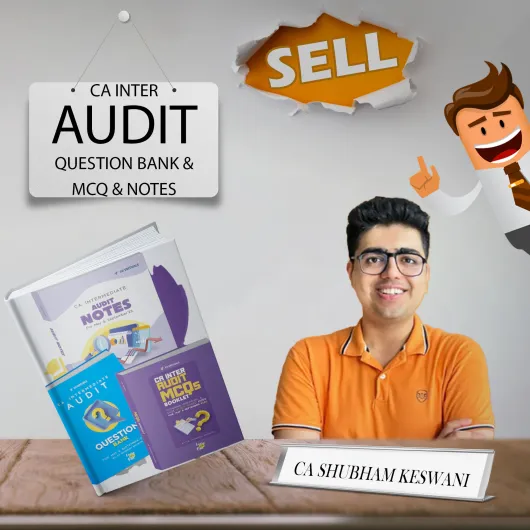 CA INTER Audit Question Bank With MCQ (New Scheme) By CA Shubham Keswani Applicable For May 2025