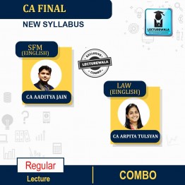 CA Final Corporate Law & SFM (Basic English) Regular Course By CA Aaditya Jain & CA Arpita Tulsyan: Google Drive / Pen Drive 