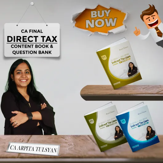 CA Arpita Tulsyan Indirect Taxation Full Book Set For CA Final: Study Material