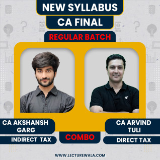 CA Arvind Tuli Direct + International & CA Akshansh Garg IDT Taxation Combo Regular Batch For CA Final